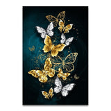 Colorful Butterfly Wall Art Canvas Print