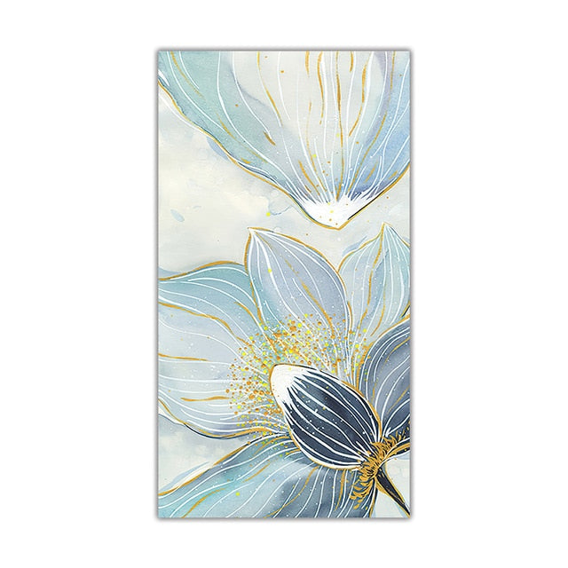 Blossom Flower Abstract Wall Art Canvas Print