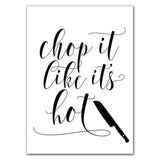 Kitchen Quote Wall Art Canvas Print